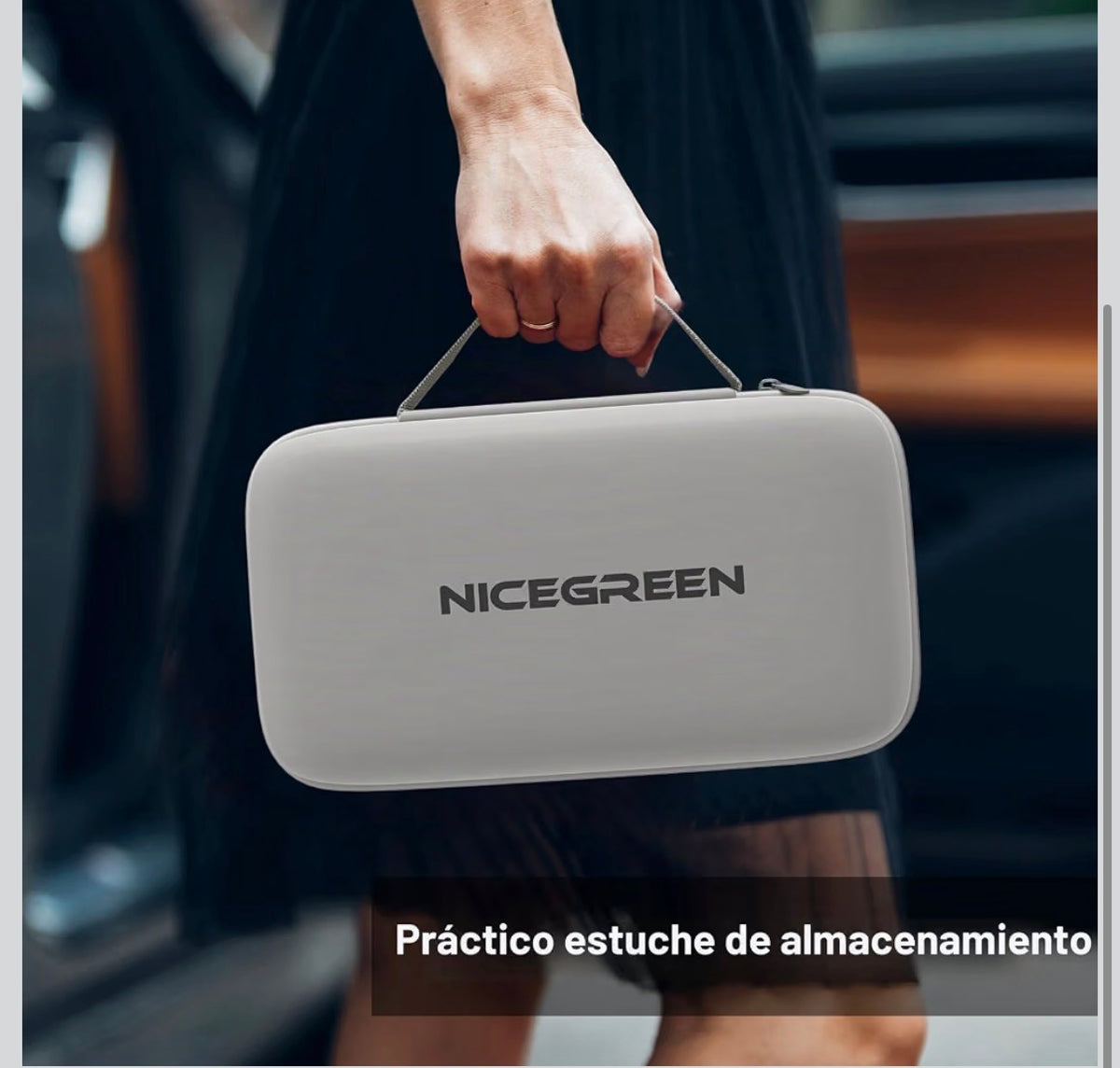 Extractor de Leche Eléctrico Doble NICEGREEN S21 Manos Libres | 3 Modos y 12 Niveles Con Estuche
