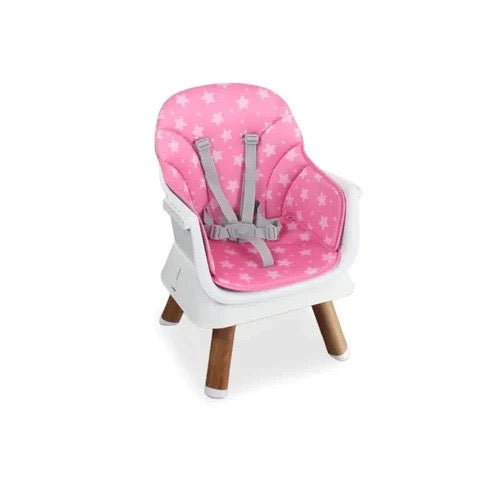 Silla Comedor Baby Elite Dinner 5 en 1 Bebesit Rosado