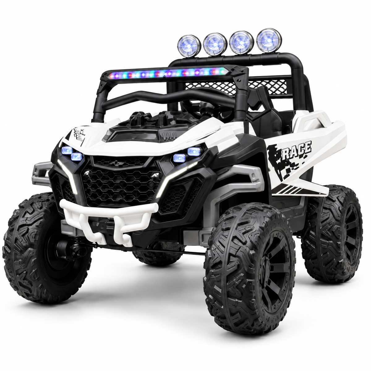 Carro Buggy Race 2 Puestos Con Llantas En Goma y Control Remoto Maxibaby