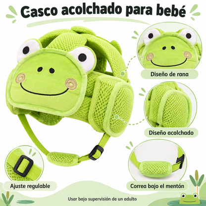 Casco Acolchado para Bebé con Diseño de Animal