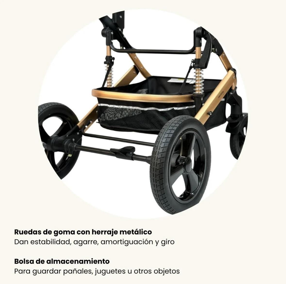 Coche Tipo Moisés Europeo Con Portabebe Yaco Premium