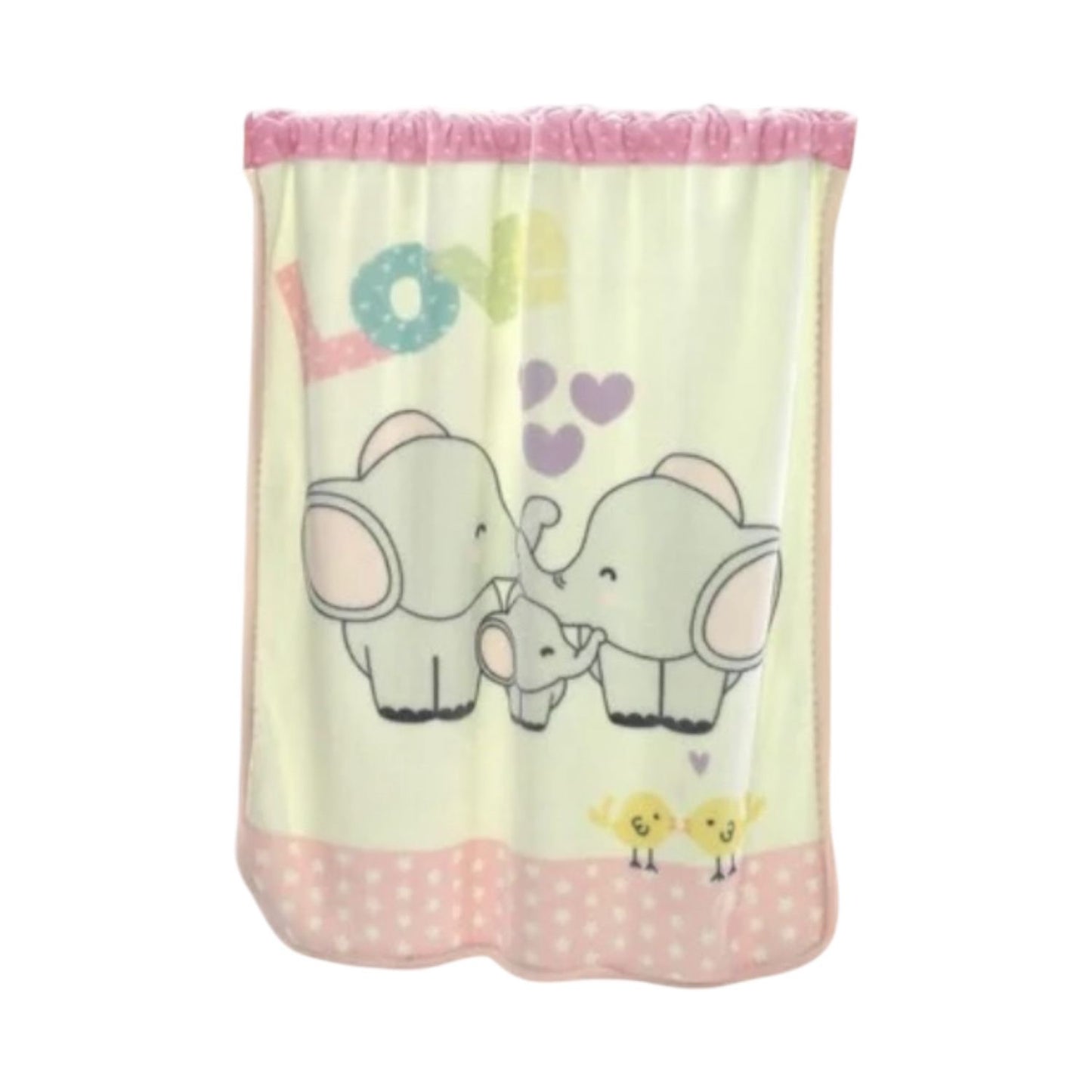 Cobija Térmica Española Mora Para Bebe 110 X 140 cms Elefante