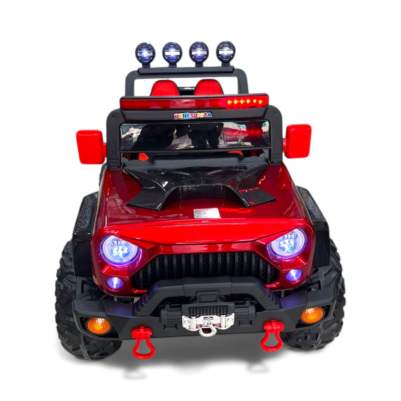 Carro 4x4 X15A Montero Con Llantas en Goma, Luces En Las Ruedas y Control Remoto