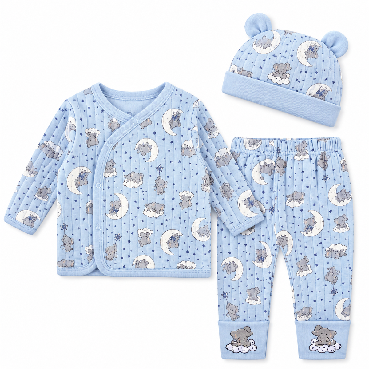 Pijama Acolchado para Bebé de 3 Piezas