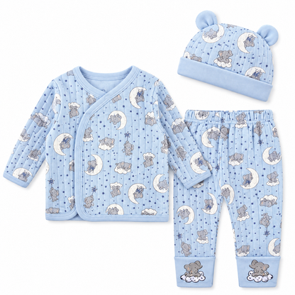 Pijama Acolchado para Bebé de 3 Piezas