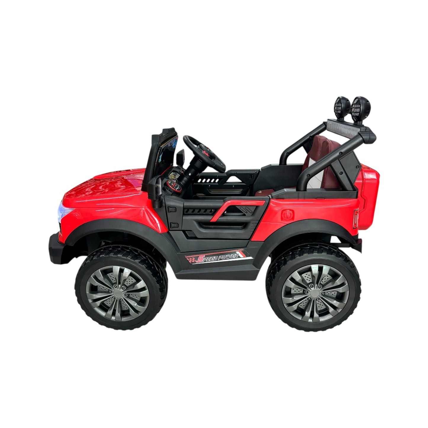 Carro Camioneta Eléctrico Con Llantas En Goma Y Control Remoto 909 4x4