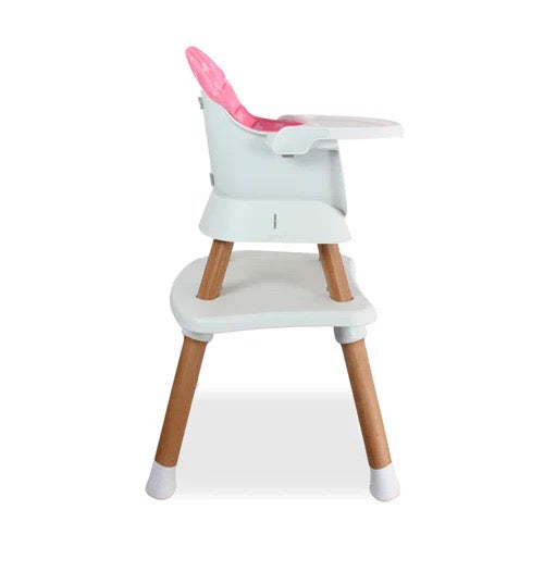 Silla Comedor Baby Elite Dinner 5 en 1 Bebesit Rosado