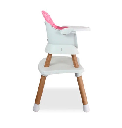 Silla Comedor Baby Elite Dinner 5 en 1 Bebesit Rosado