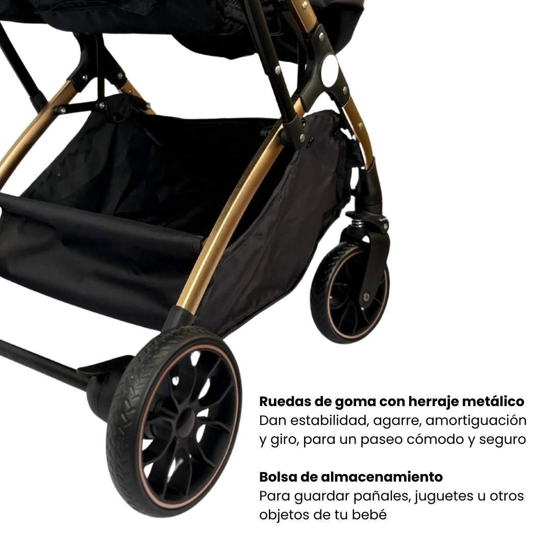 Coche Cuna Tipo Moises Small Luxury