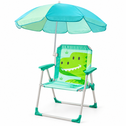 Silla Infantil Plegable con Sombrilla para Playa y Camping – 5 Diseños