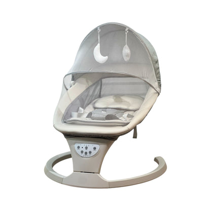 Mecedora Eléctrica Con Movimiento Lateral y Control Remoto, Espaldar Reclinable