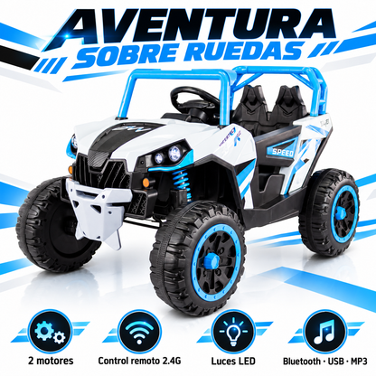 Carro Buggy Eléctrico Tipo Canam Prinsel con Control remoto y Bluetooth Marca Prinsel
