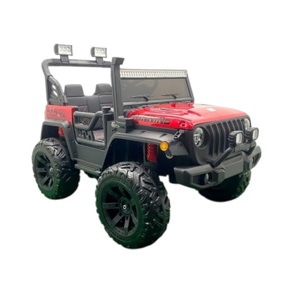 Carro Jeep Eléctrico 2 Puestos 868 Running  Llantas En Goma y Control Remoto Metalizado