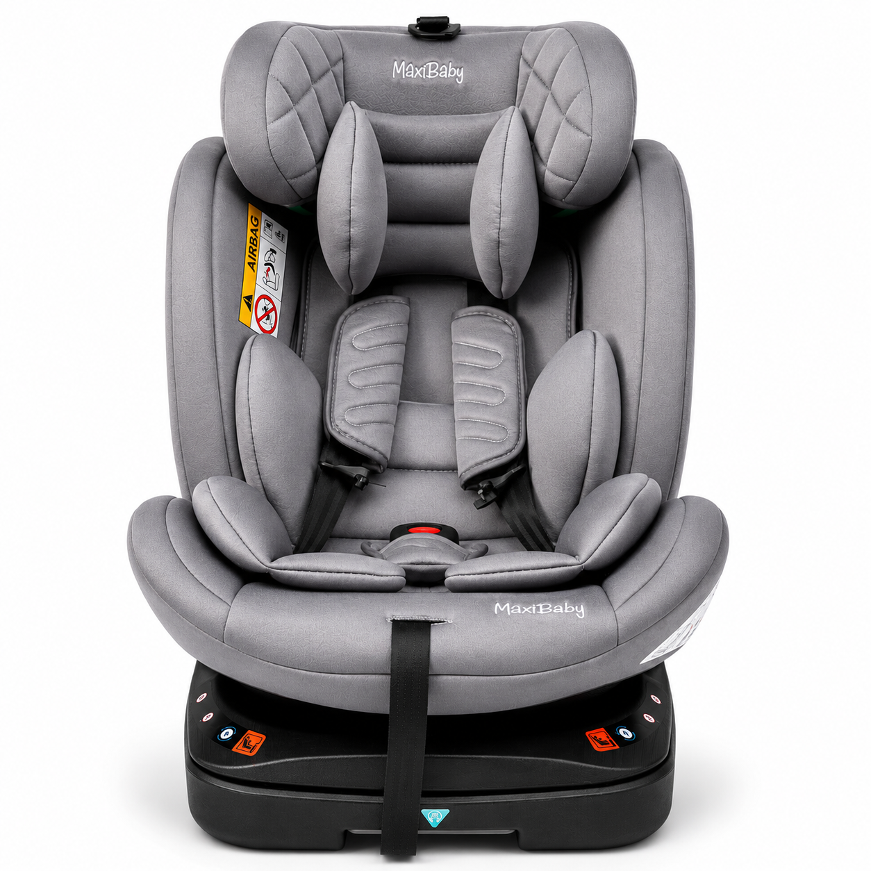 Silla de Carro Giratoria 360° Con Isofix MaxiBaby WIN | Desde Recién Nacido hasta 8 Años (25 kg)