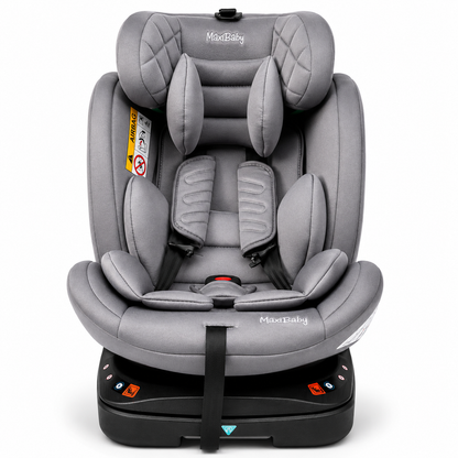 Silla de Carro Giratoria 360° Con Isofix MaxiBaby WIN | Desde Recién Nacido hasta 8 Años (25 kg)
