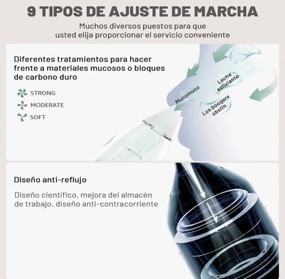 Aspirador Nasal Eléctrico para Bebé Recargable
