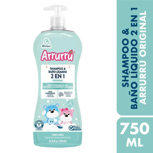 Baño Liquido 2 en 1 Original x 750 Ml Arrurru