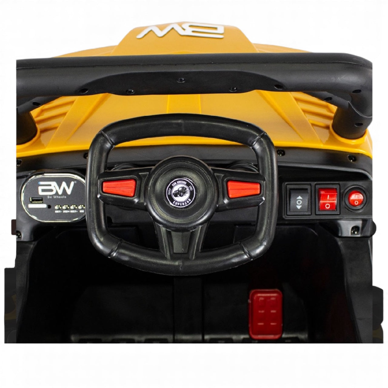 Carro Electrico Sahara Lx 12 V Con Control Remoto Naranja Prinsel