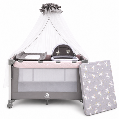 Combo Corral Colecho Galaxy + Colchoneta en Espuma 70 × 100 × 10 cm