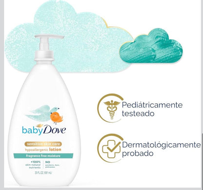 Crema Corporal y Para El Rostro Dove Baby 591 Ml