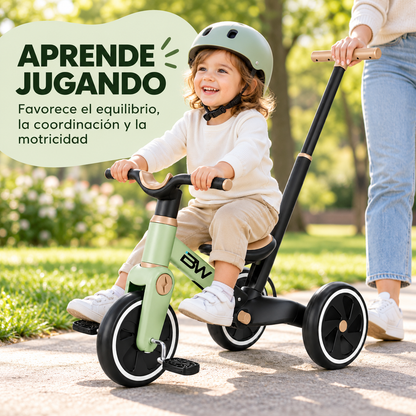 Bici Triciclo Balance Bike 3 en 1 Forza Con Guía