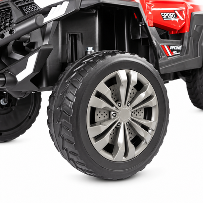 Carro Eléctrico Infantil Prinsel Super Trail 12V Rojo con Control Remoto | Con Llantas En Goma