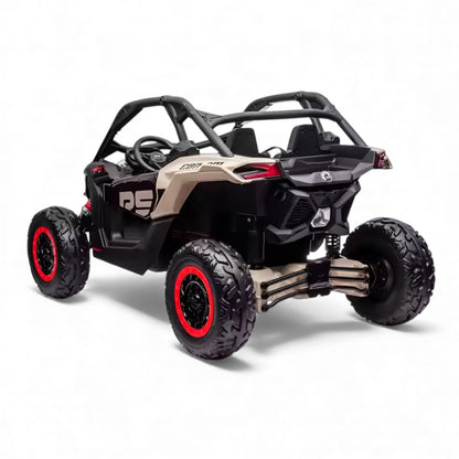 Carro Eléctrico Super Can-am Maverick 4x4 Con Control Remoto 5 Motores Licenciado 24 Voltios