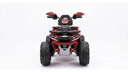 Cuatrimoto Eléctrica 4x4 Niños 12v Llantas Goma App Y Cuero Grande