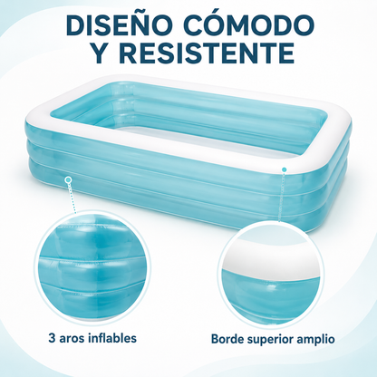 Piscina Inflable Familiar Intex 3,05 × 1,83 × 0,56 m