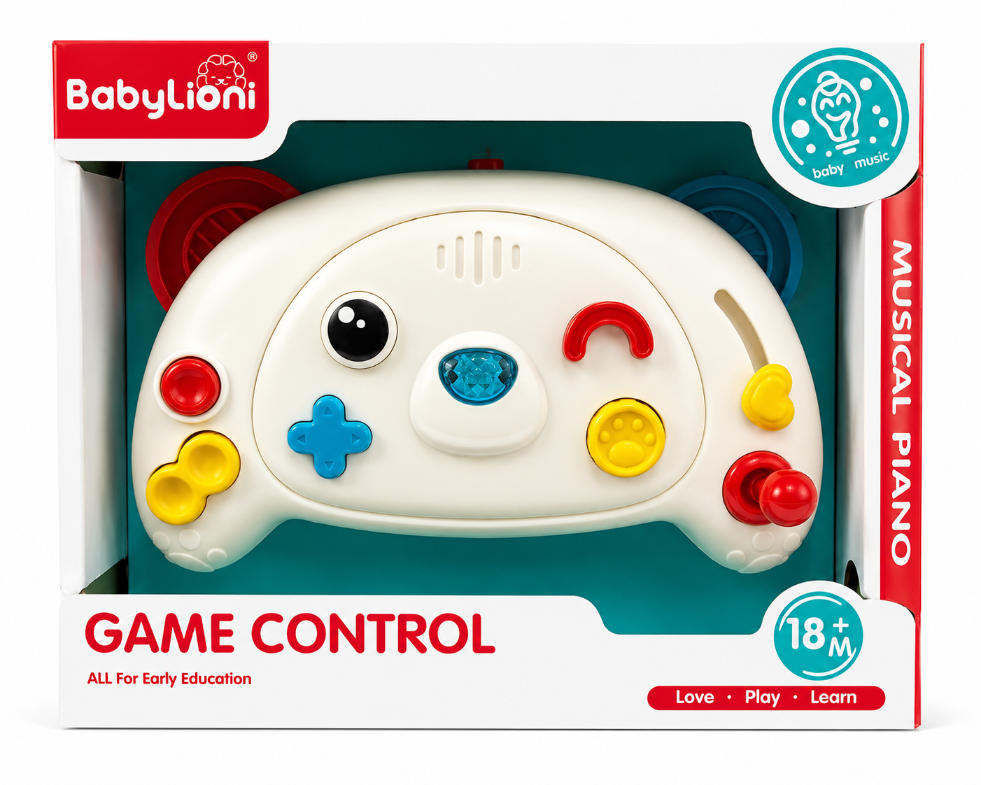 Control de Juego Educativo para Bebés con Luces, Sonidos y Actividades Sensoriales