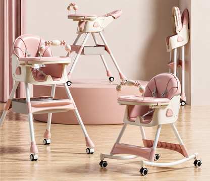 Silla Comedor- Mecedora Multifuncional 4 en 1 para Bebé M42