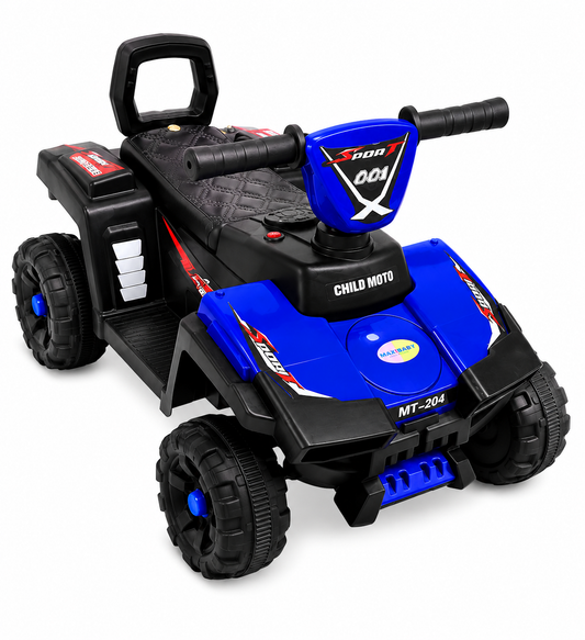 Cuatrimoto Eléctrica Infantil 4x4 Sport Azul MT-204