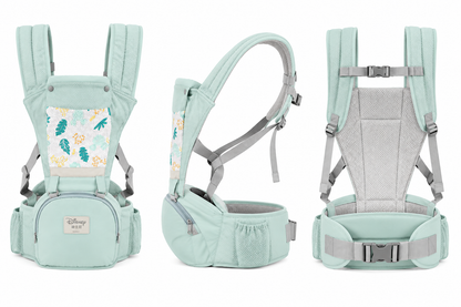 Cargador Ergonómico 6 en 1 Premium con Asiento de Cadera y Almacenamiento- Disney