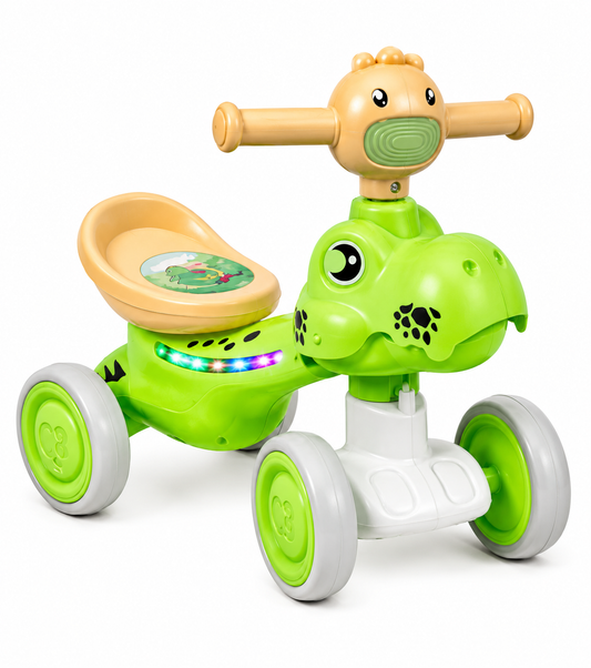 Triciclo 3 en 1 Infantil con Luces LED Laterales | Andador y Correpasillos