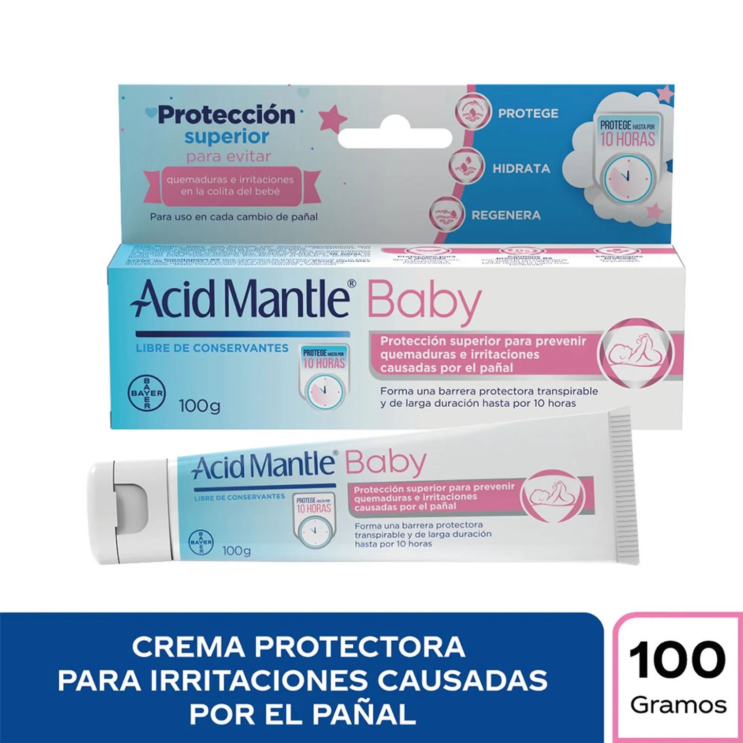 Crema Antipañalitis Acid Mantle 100 Gr