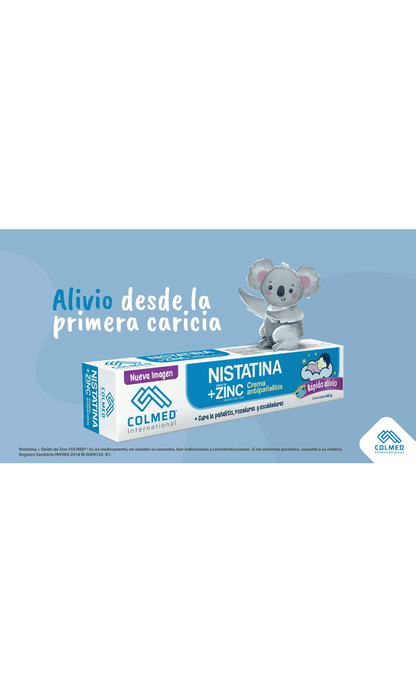 Crema Nistatina + Oxido de Zinc 60 Gr