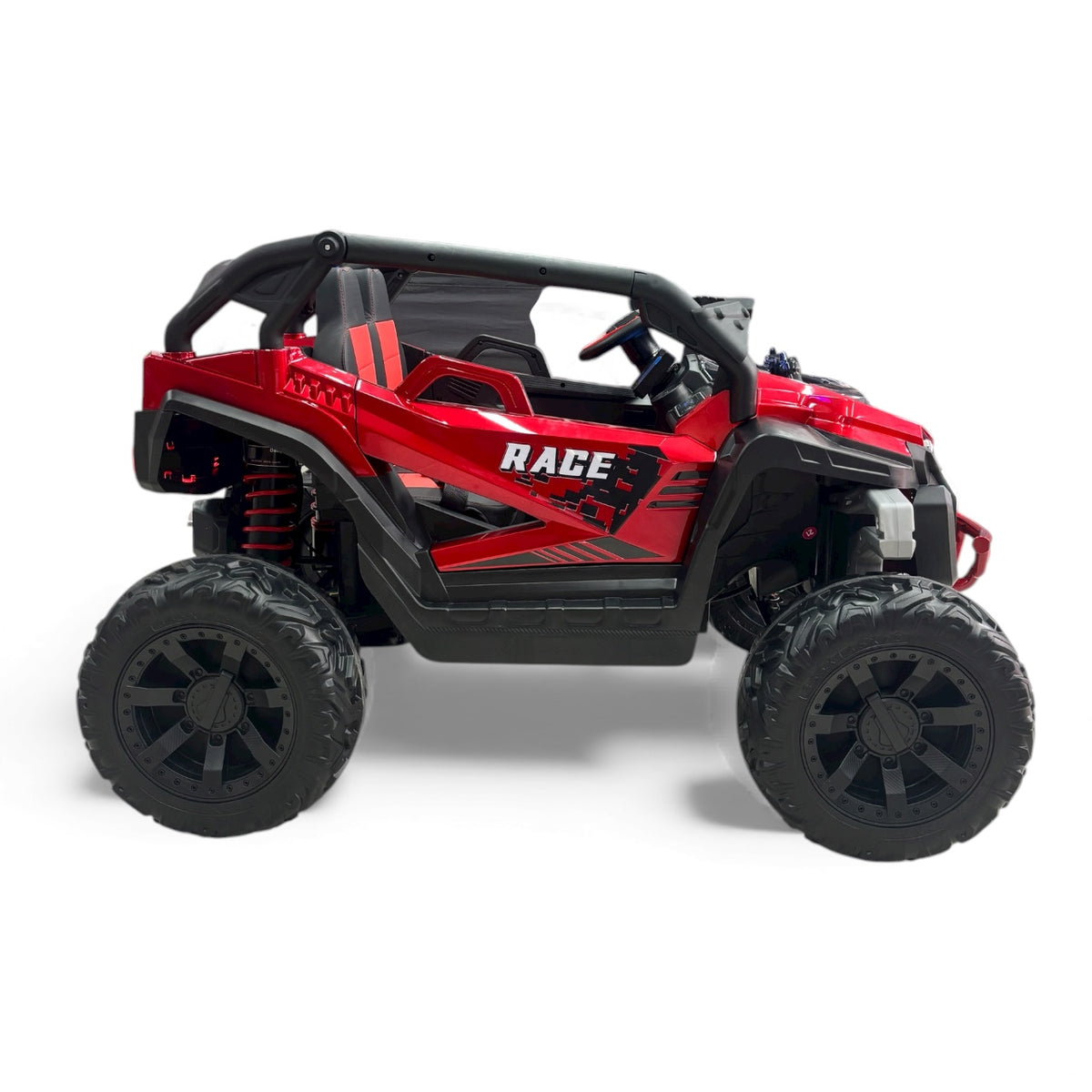 Carro Buggy Race 2 Puestos Con Llantas En Goma y Control Remoto Maxibaby