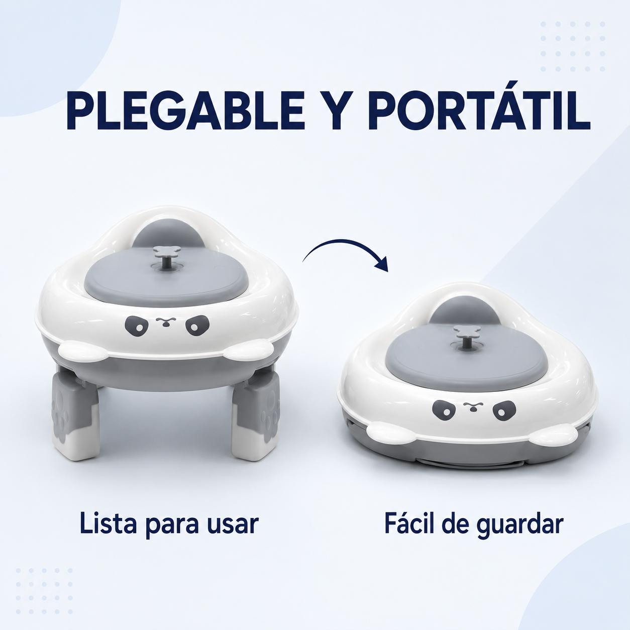 Vasenilla Portátil Plegable para Bebé con Bolsas y Tula