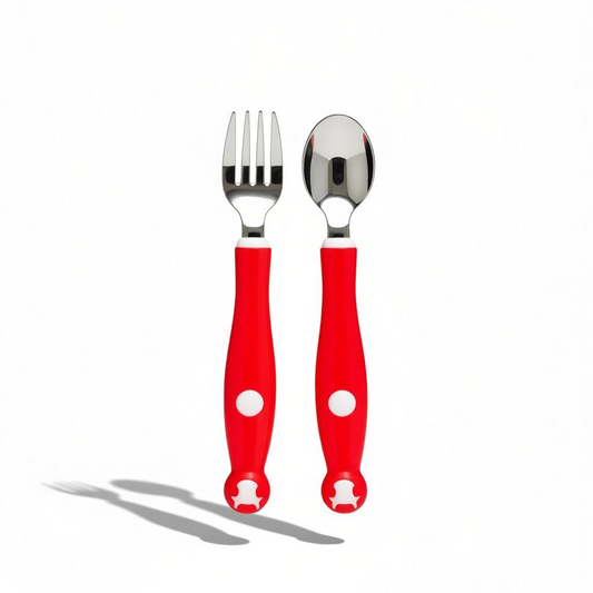 Cubiertos En Acero Para Bebé