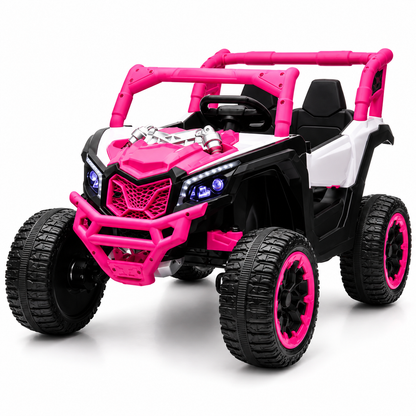 Carro Eléctrico Infantil CAN-AM 611 Para Dos Niños Con Control Remoto Con Llantas En Goma Y Asiento En Cuero