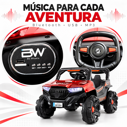 Carro Electrico Sahara Lx 12 V Con Control Remoto Rojo Marca Prinsel