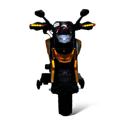 Moto Eléctrica  Cross Con Llantas De Apoyo