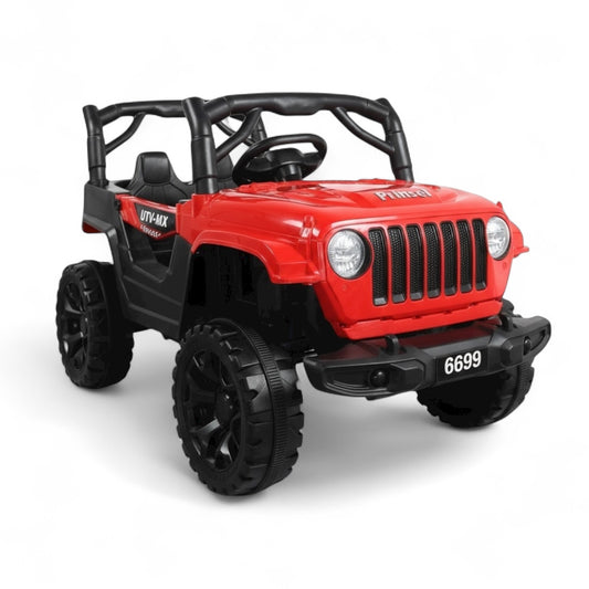 Carro Montable Eléctrico  Cherokee Prinsel Rojo Con Control Remoto