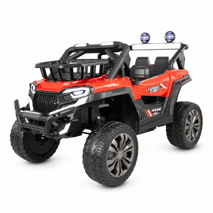 Carro Eléctrico Infantil Prinsel Super Trail 12V Rojo con Control Remoto | Con Llantas En Goma