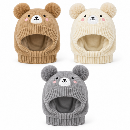 🧸 Gorro capucha infantil de osito