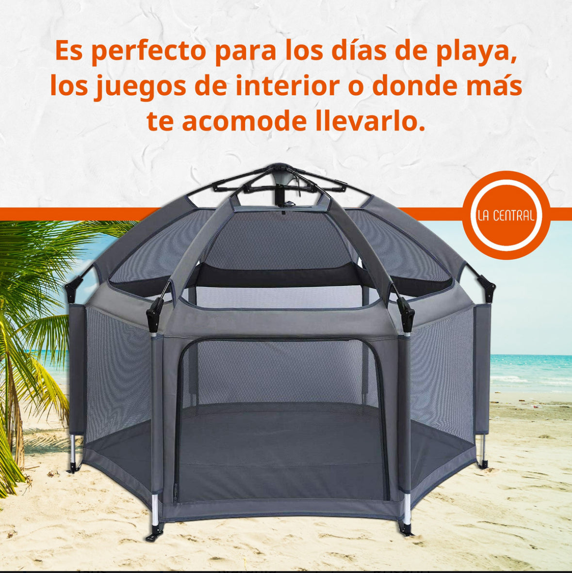 Corral Para Juegos Hexagonal Antimosquitos
