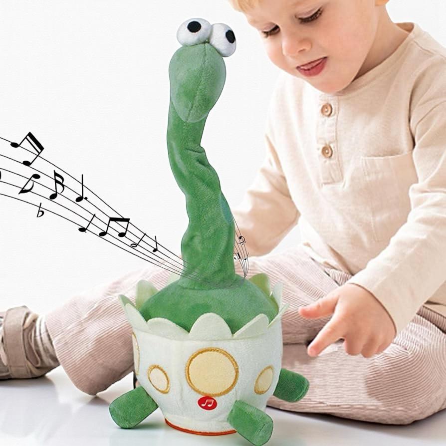 🦖 Peluche Interactivo Dinosaurio Cantante y Bailarín