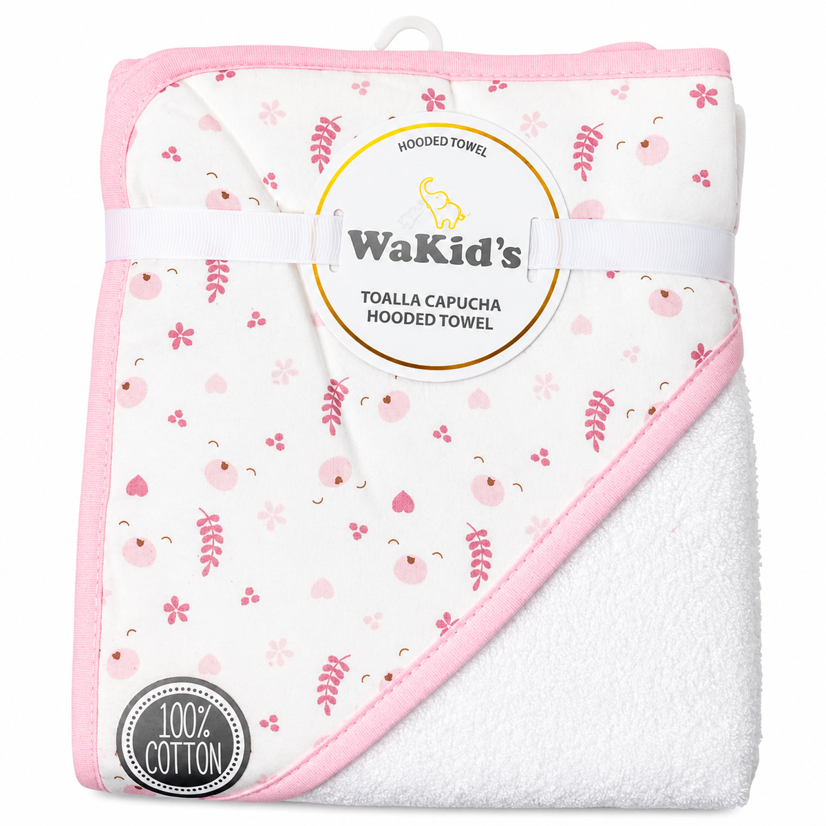 Toalla con Capucha para Bebé 100% Algodón | Suave y Absorbente