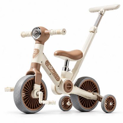 Bici Triciclo De Equilibrio Con Barra De Empuje Y LLantas De Apoyo NB 1288