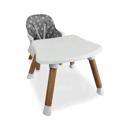 Silla Comedor Baby Elite Dinner 5 en 1 Bebesit Gris